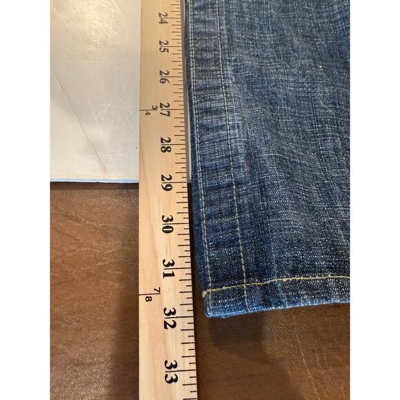 Parish Nation Jeans Men’s 38 Denim Stud P Pockets Zip Detail Hip Hop Vintage - Picture 10 of 11